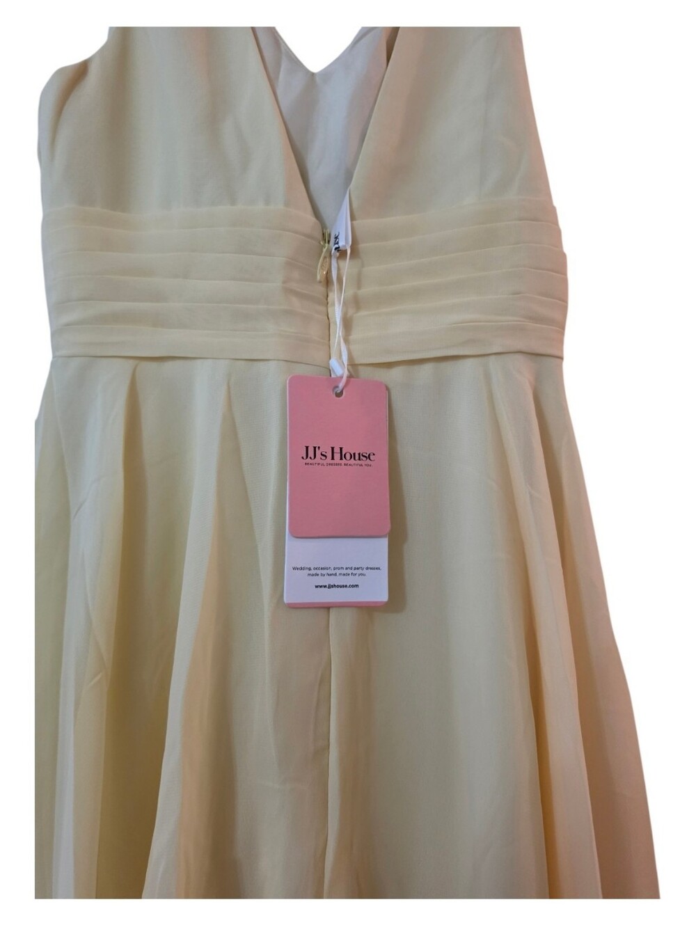 JJ's House Yellow High-Low Dress NWT Size 6 - Picture 4 of 5